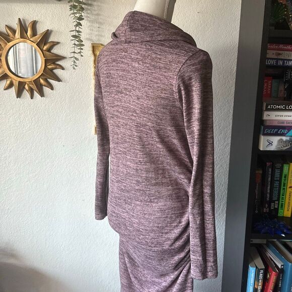 Hello Miz Size Small Cowl Neck Sweater dress long sleeve fitted - Picture 5 of 6